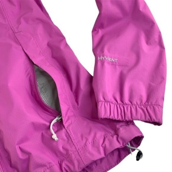 North Face Hyvent Purple Full Zip Hooded Wind Jacket - Picture 6 of 7